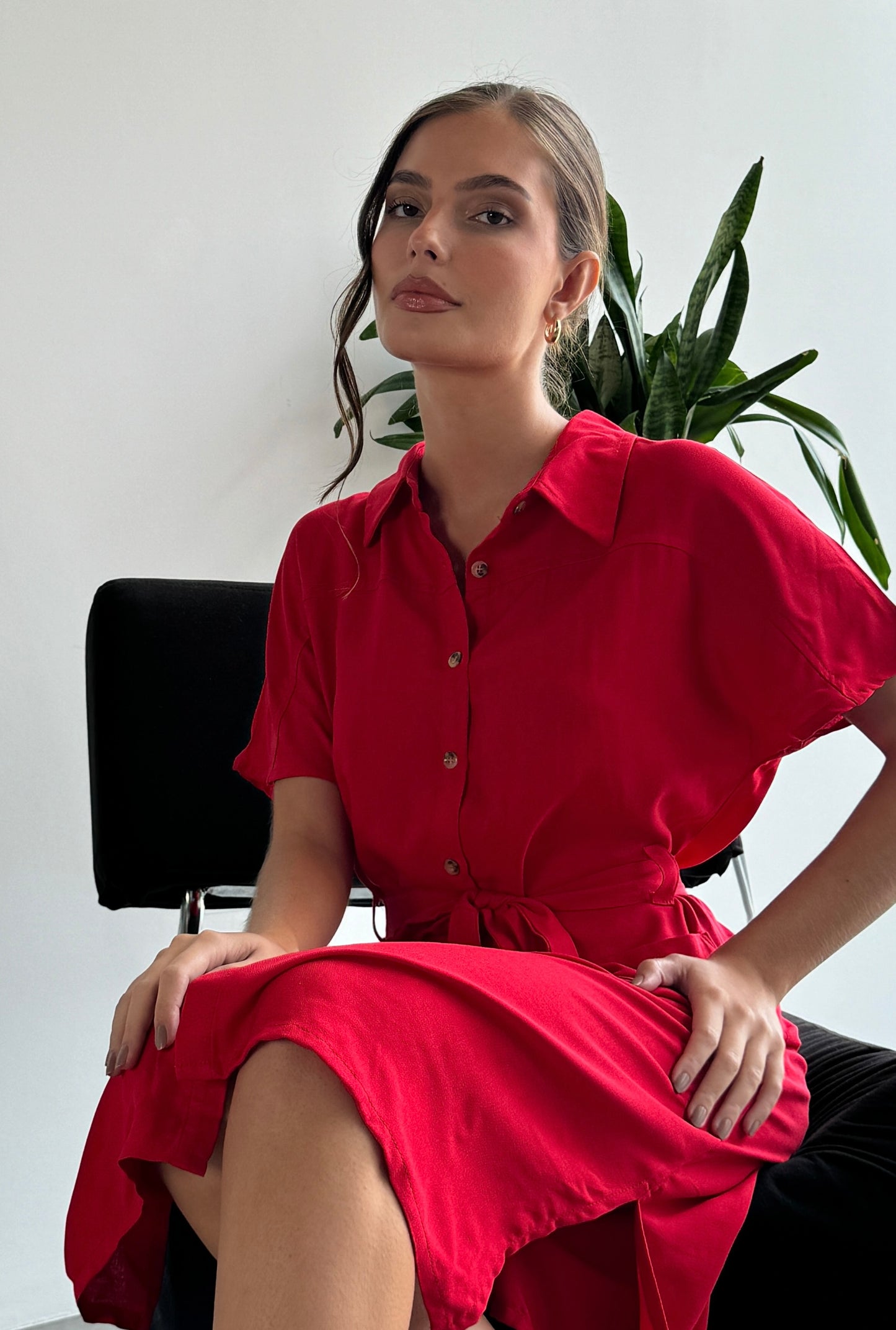VESTIDO DANNA ROJO
