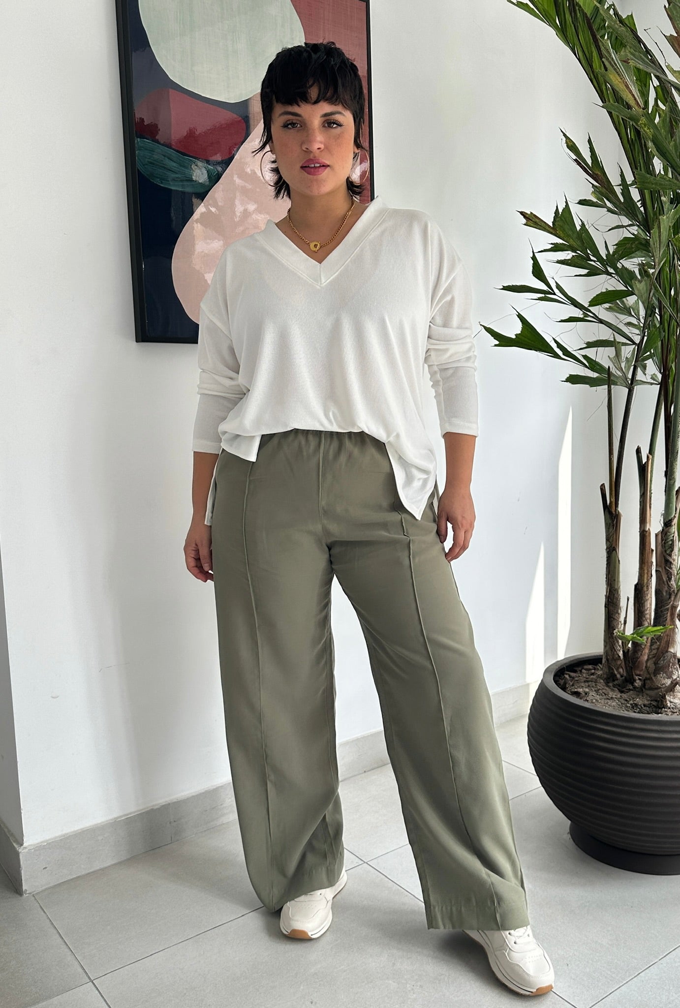 PANTALÓN ALMA EN VERDE