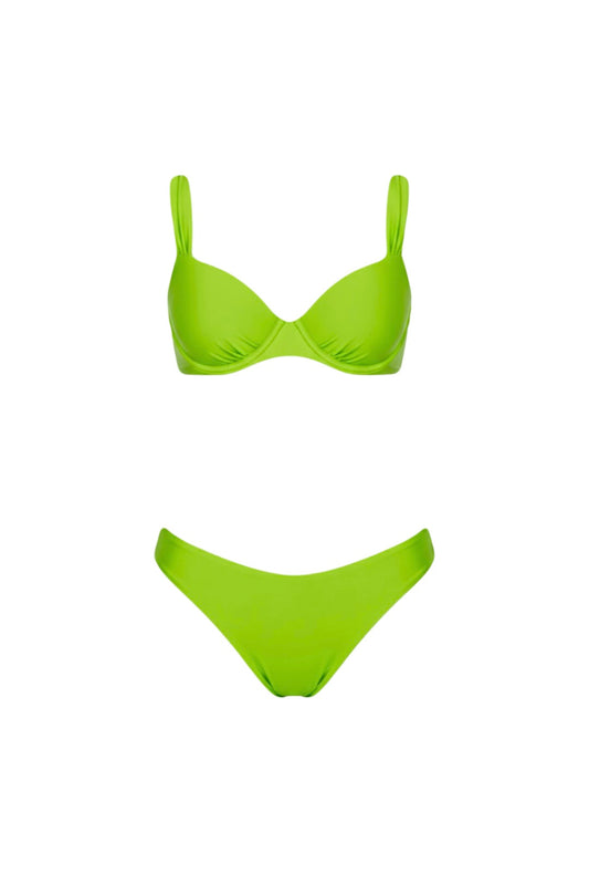 SET BIKINI KIM VERDE LIMÓN SHINE