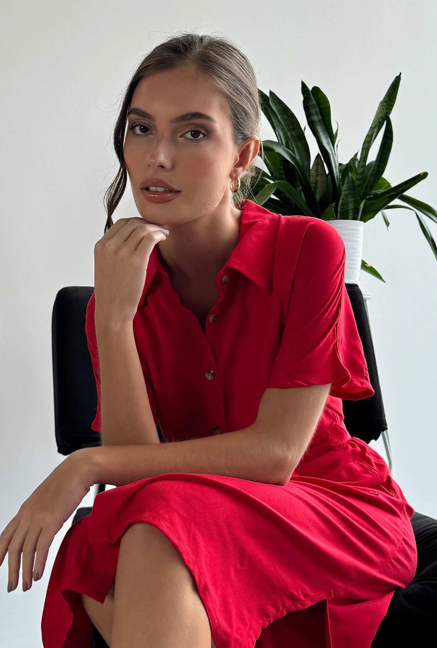 VESTIDO DANNA ROJO