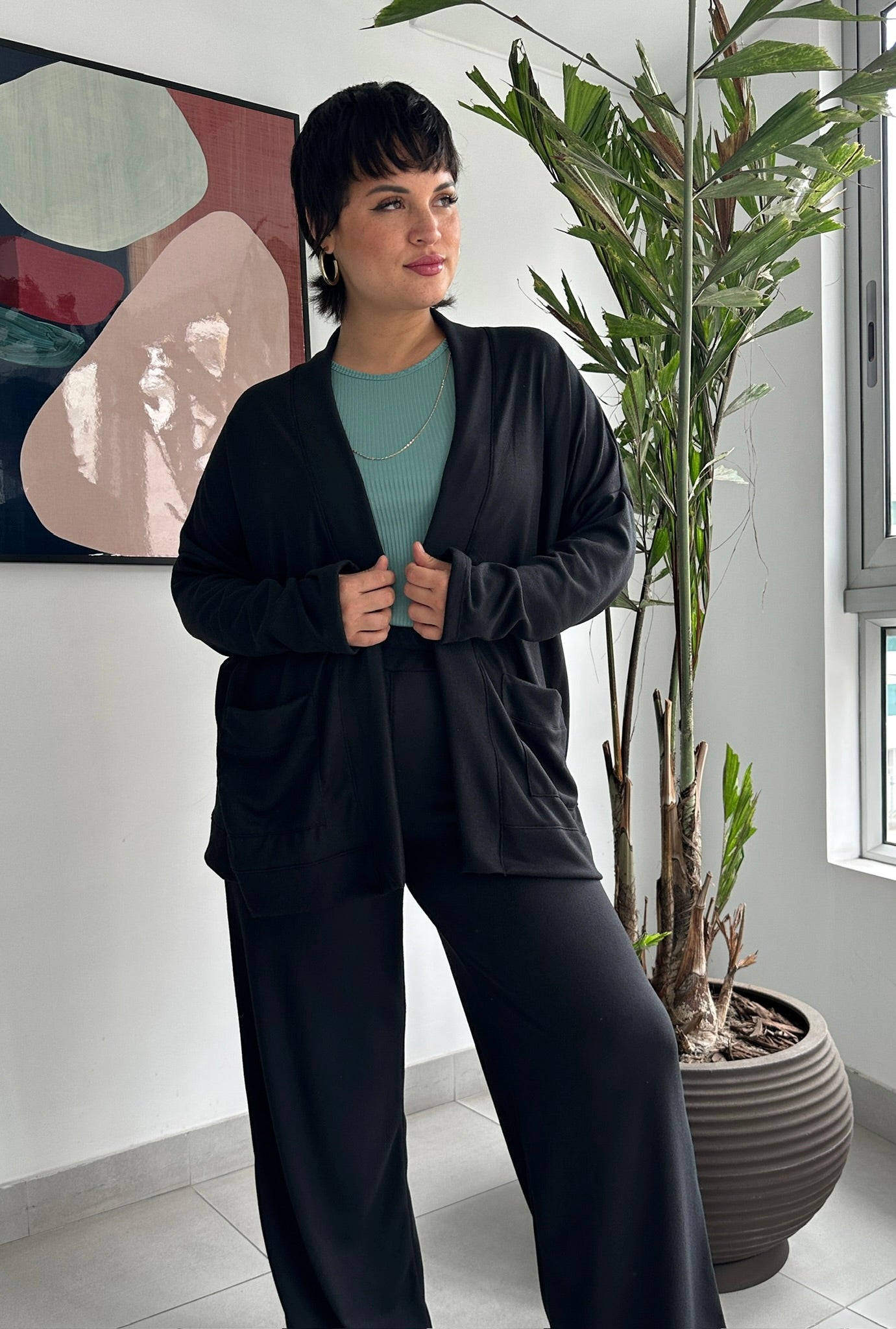 CARDIGAN ARIANA NEGRO