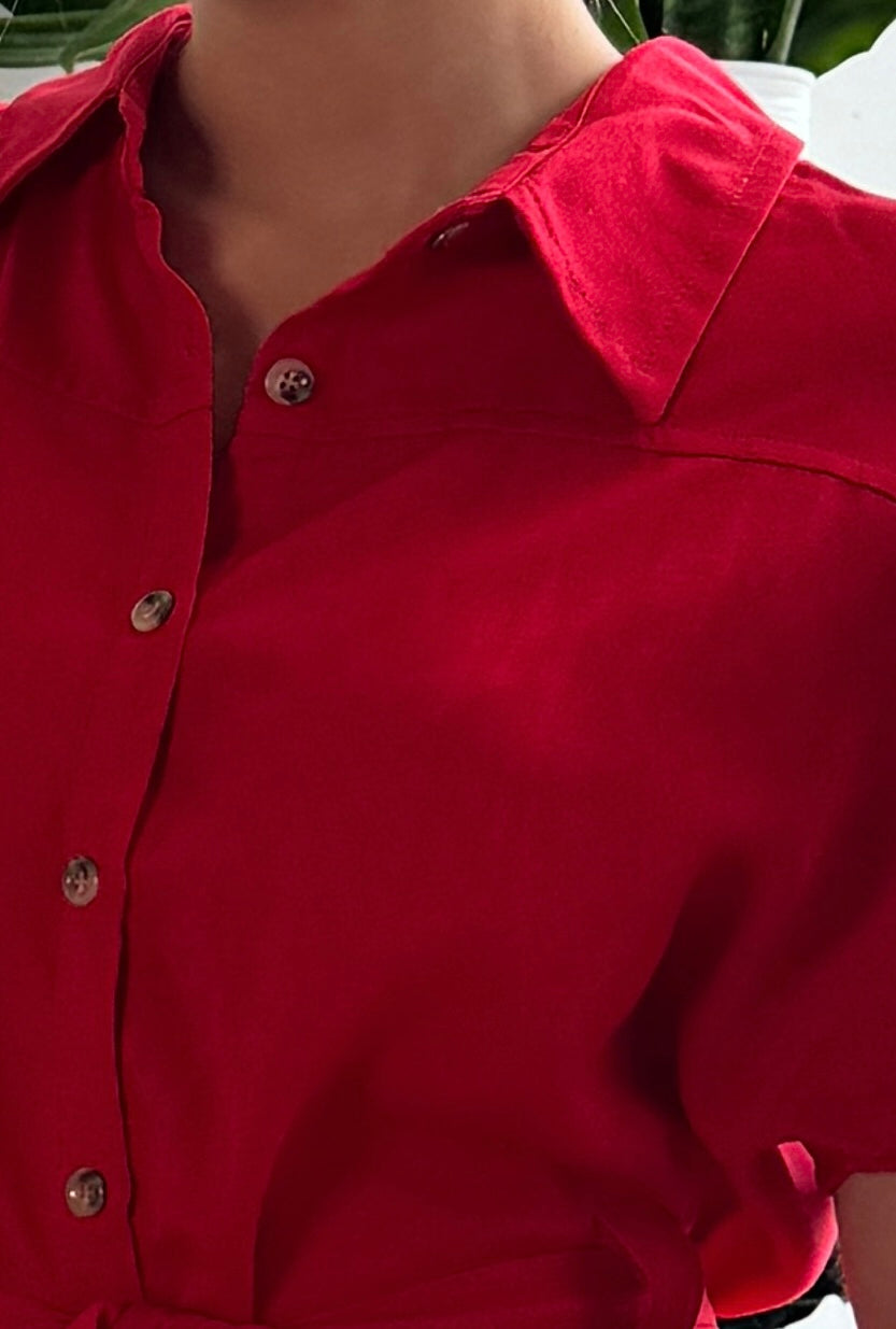 VESTIDO DANNA ROJO