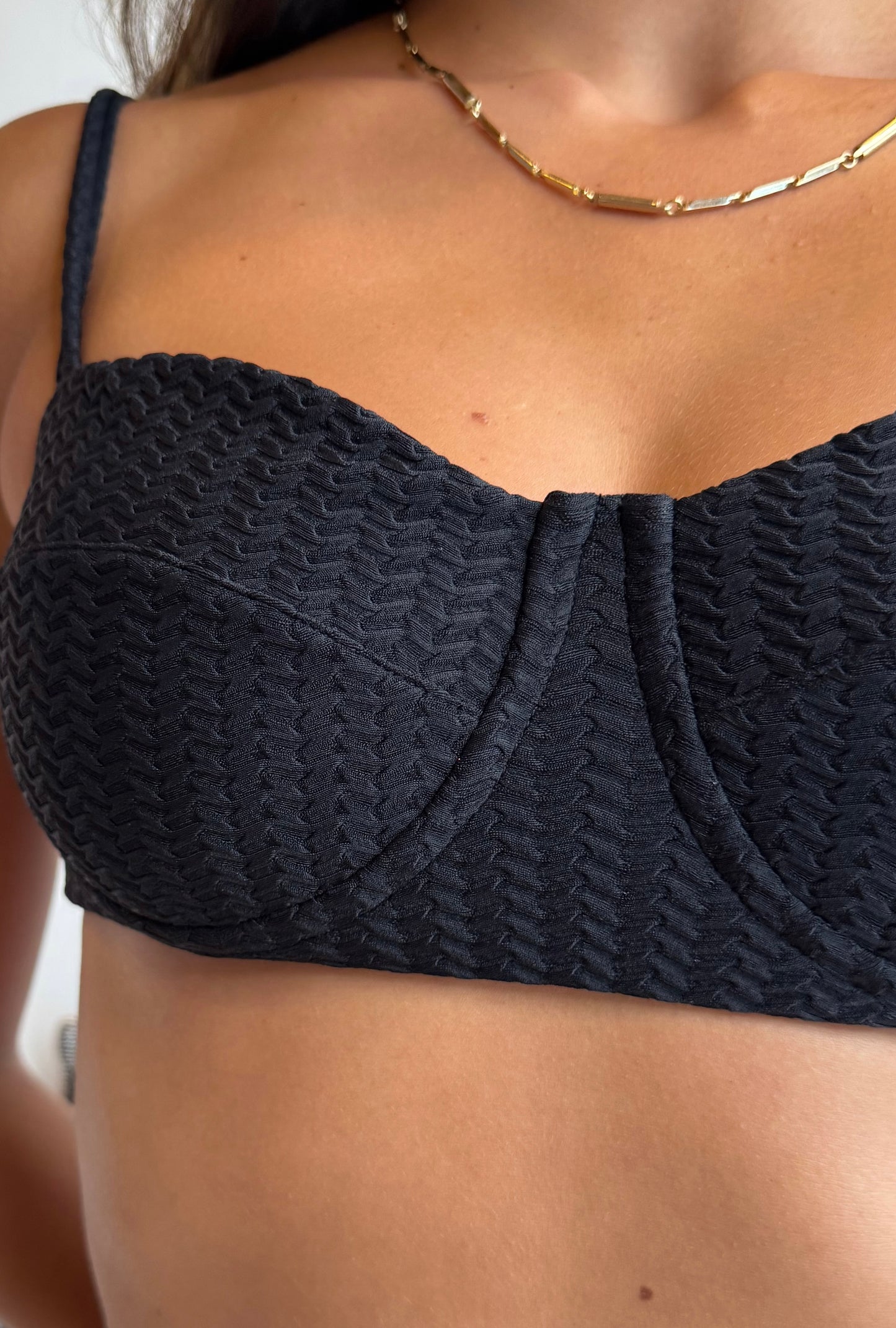 BIKINI SANTORINI EN NEGRO