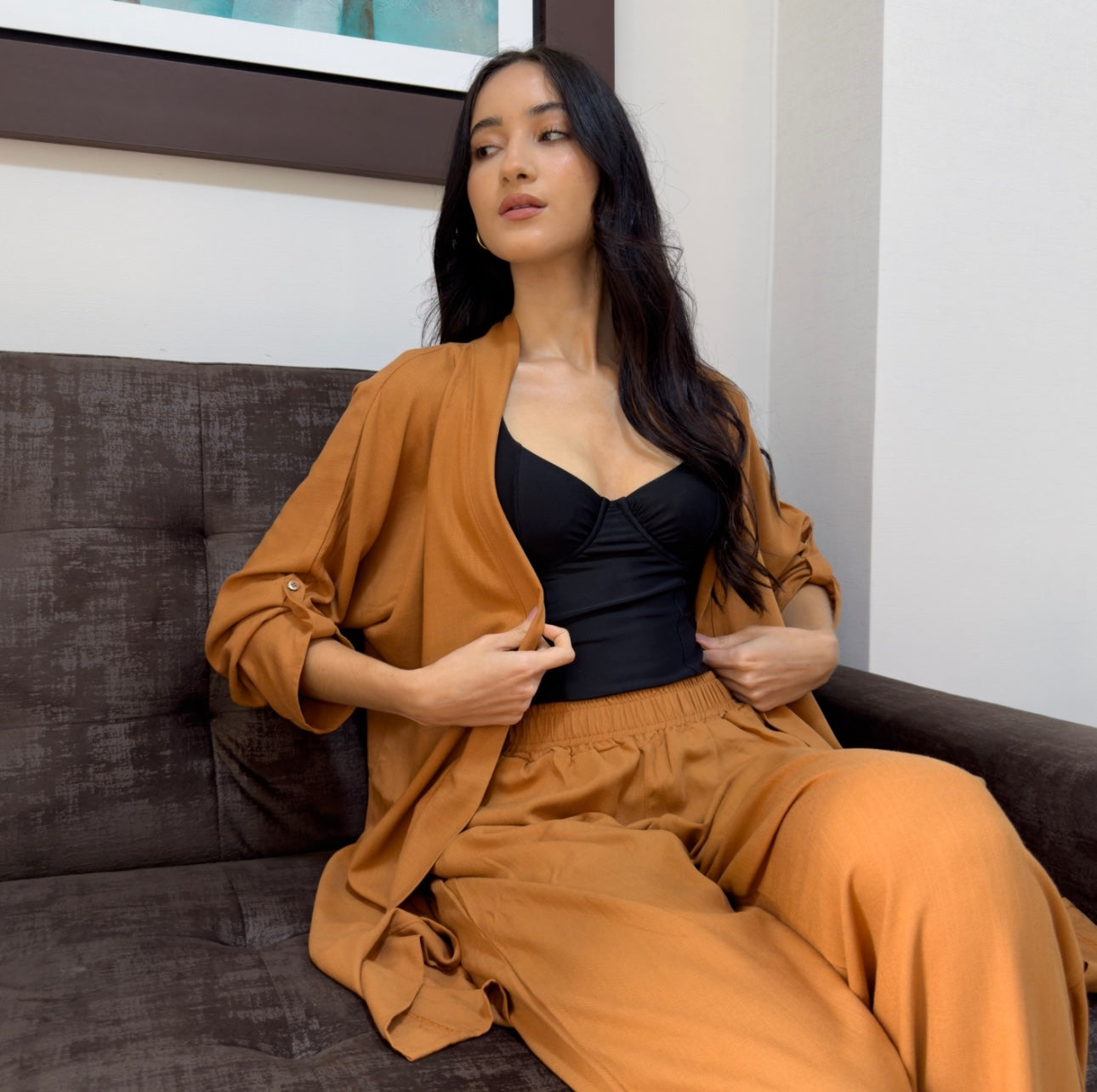 KIMONO SALMA CAMEL