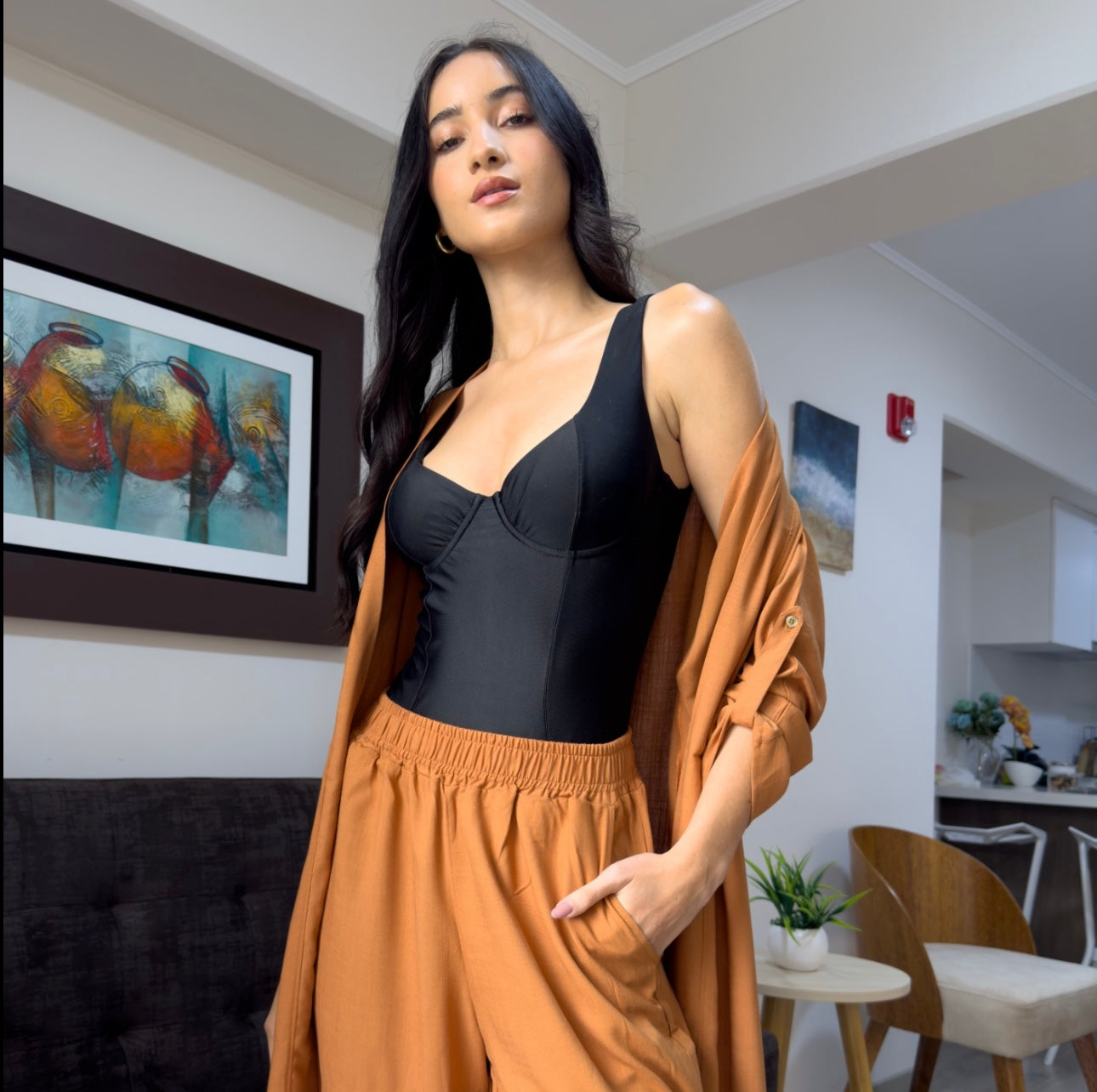 KIMONO SALMA CAMEL