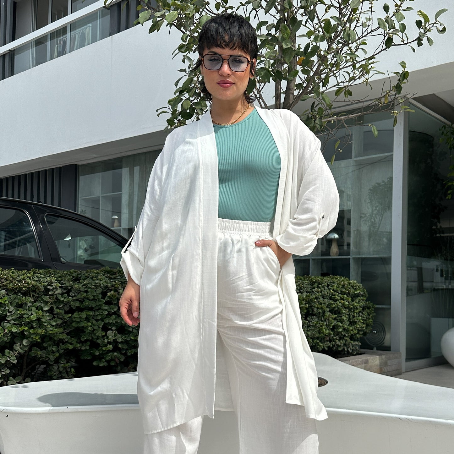 PANTALÓN SALMA HUESO