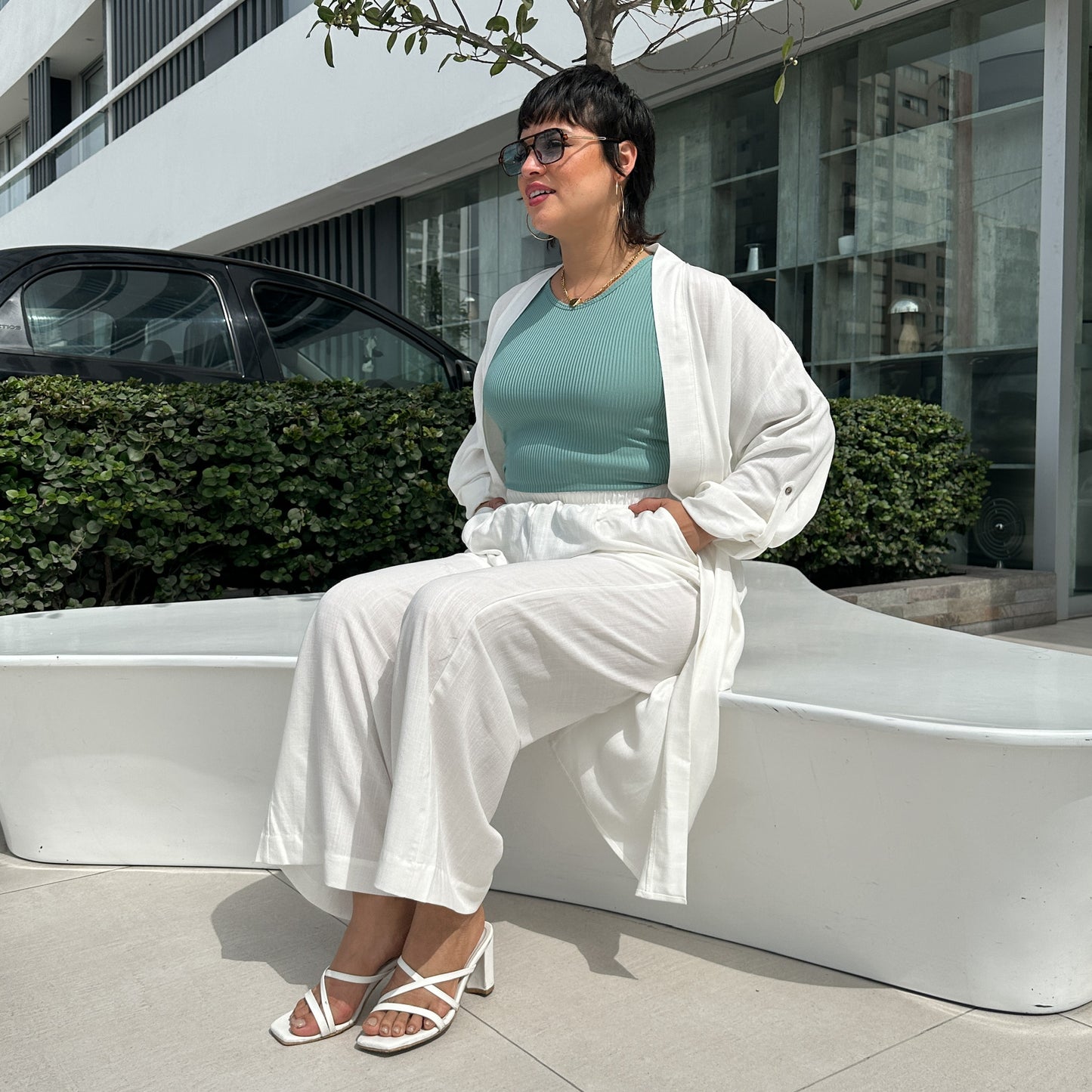 PANTALÓN SALMA HUESO