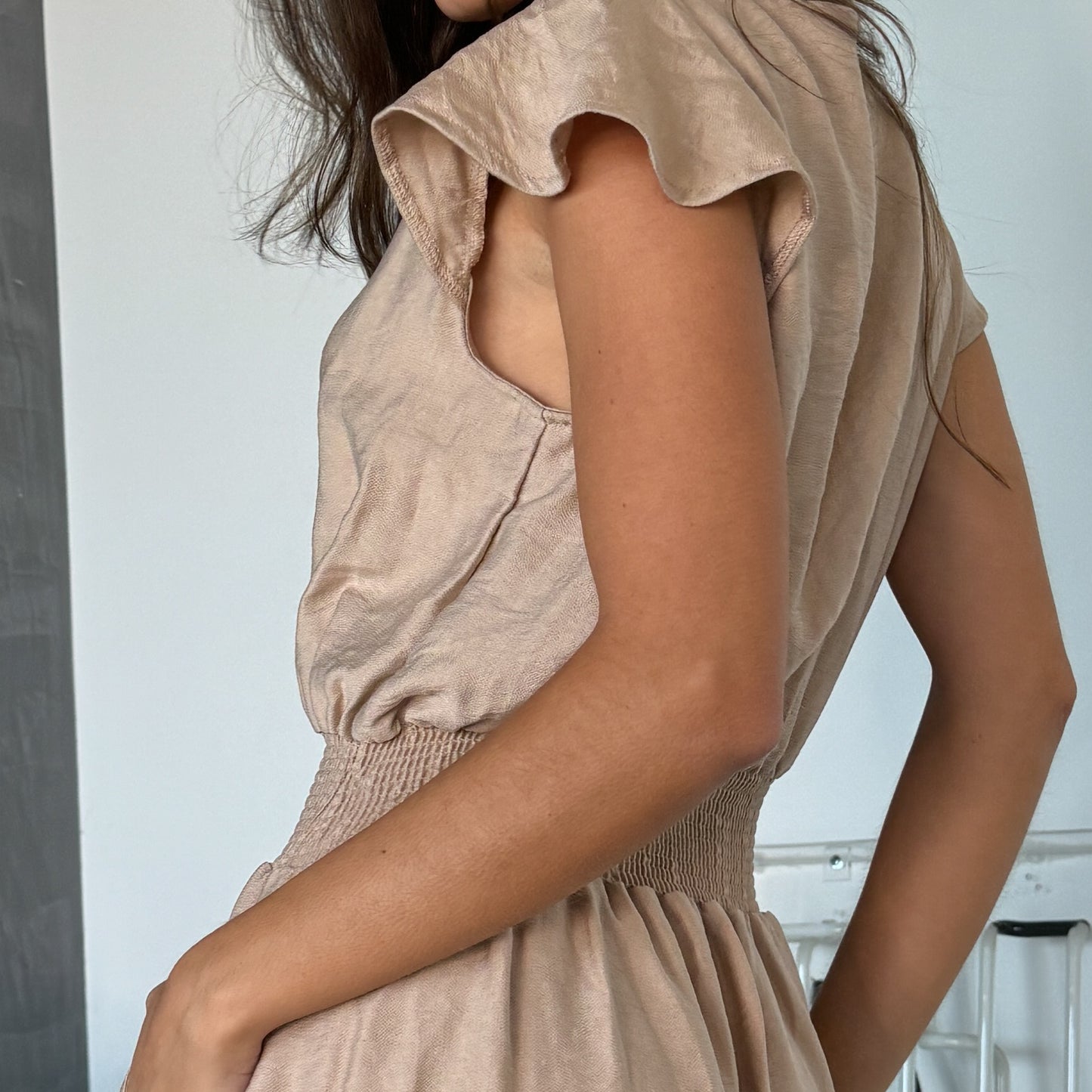 VESTIDO CARTAGENA BEIGE