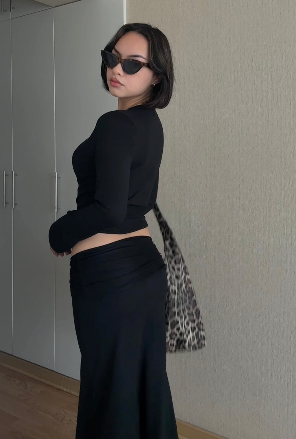 FALDA TAMARA EN NEGRO