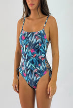 ENTERIZO CALIFORNIA HOJAS AZULES