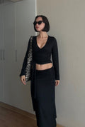 TOP TAMARA EN NEGRO