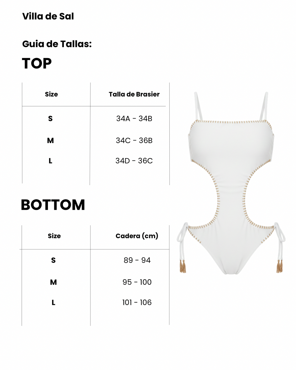 TRIKINI SABRINA EN BLANCO