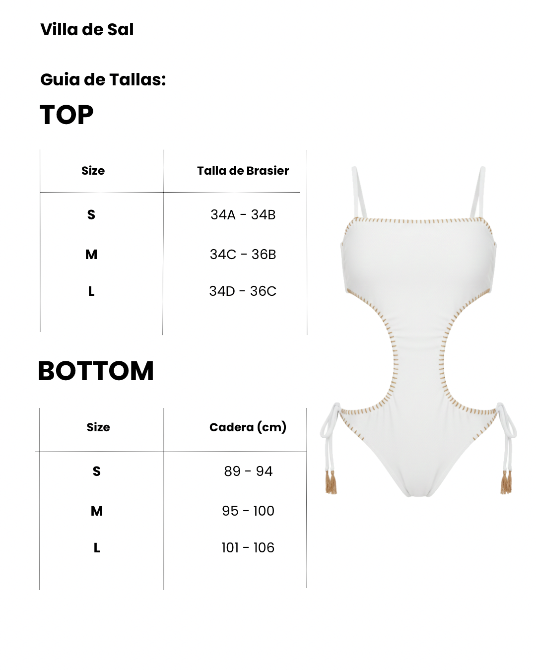 TRIKINI SABRINA EN BLANCO