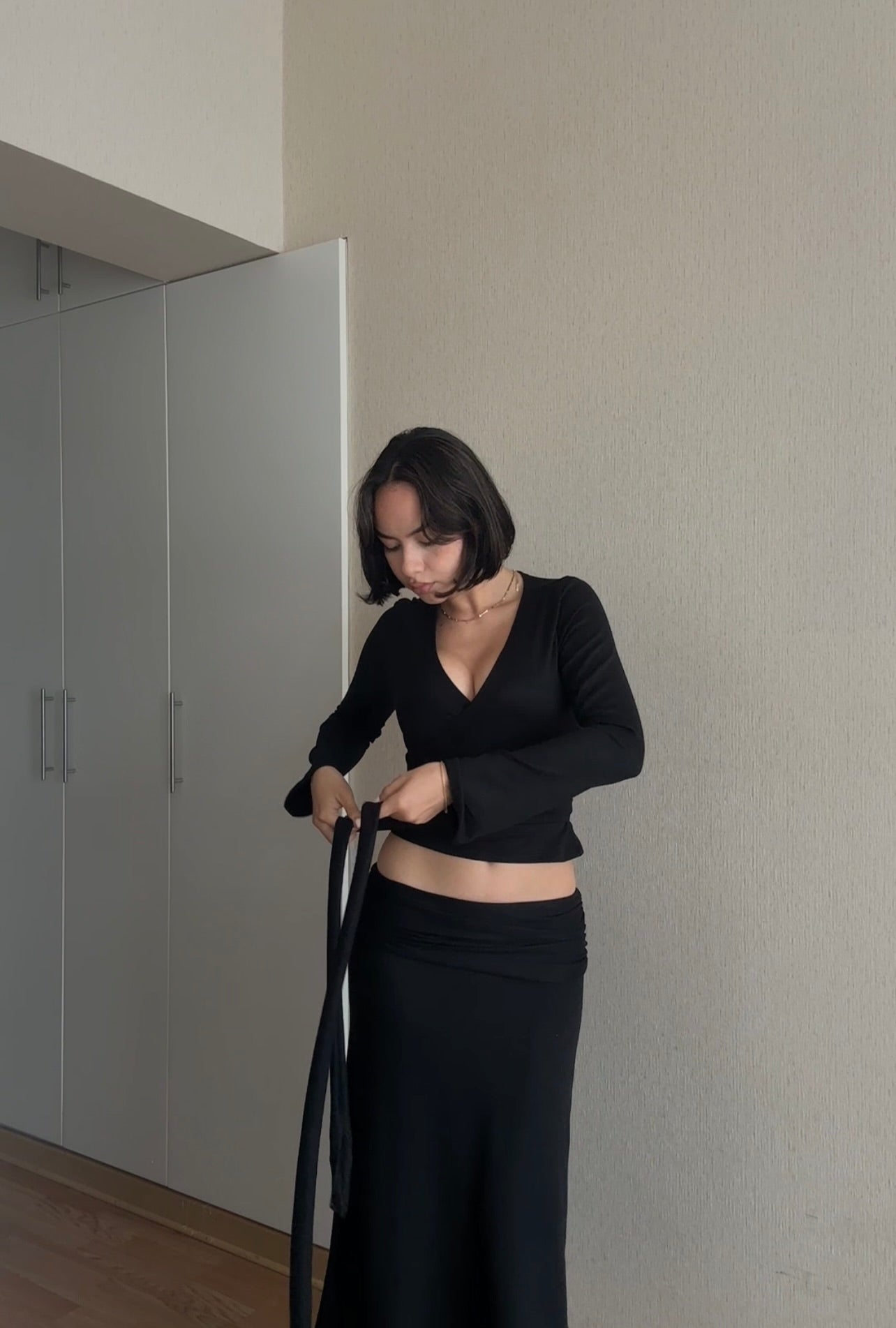 TOP TAMARA EN NEGRO