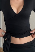 TOP TAMARA EN NEGRO