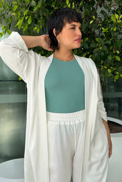 PANTALÓN SALMA HUESO