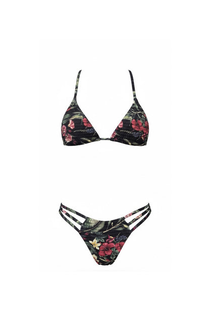 SET BIKINI SELENA FLORES EN CORAL