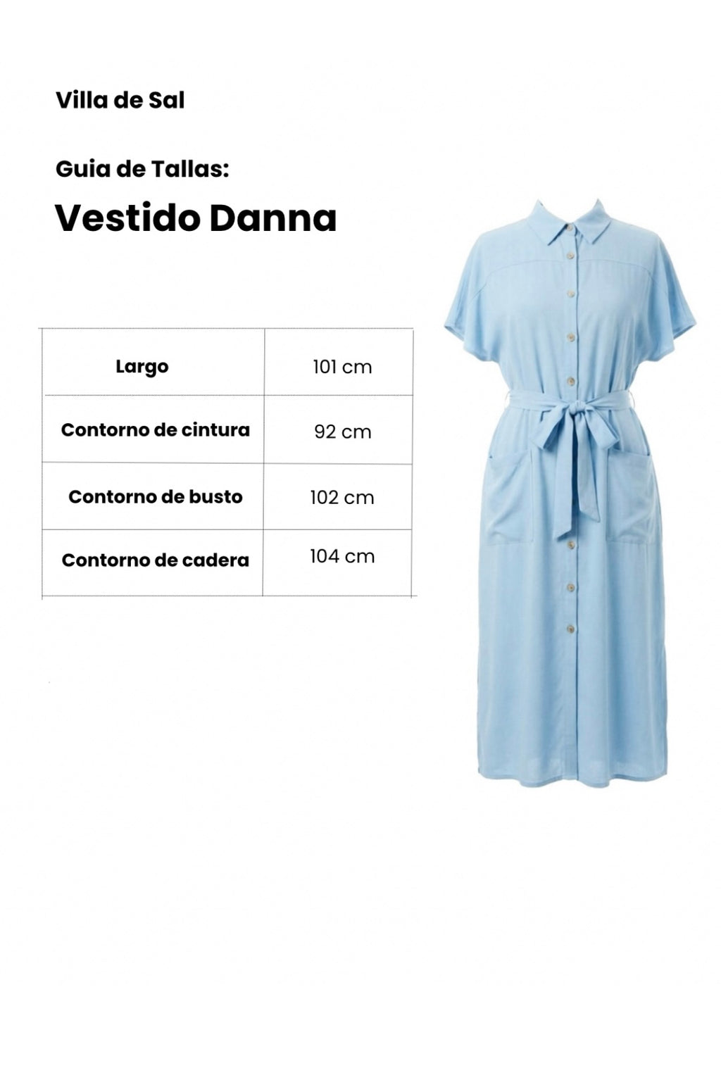VESTIDO DANNA CELESTE