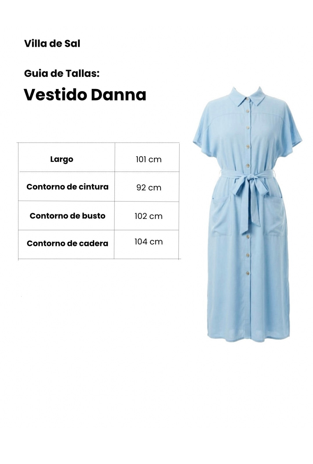 VESTIDO DANNA CELESTE