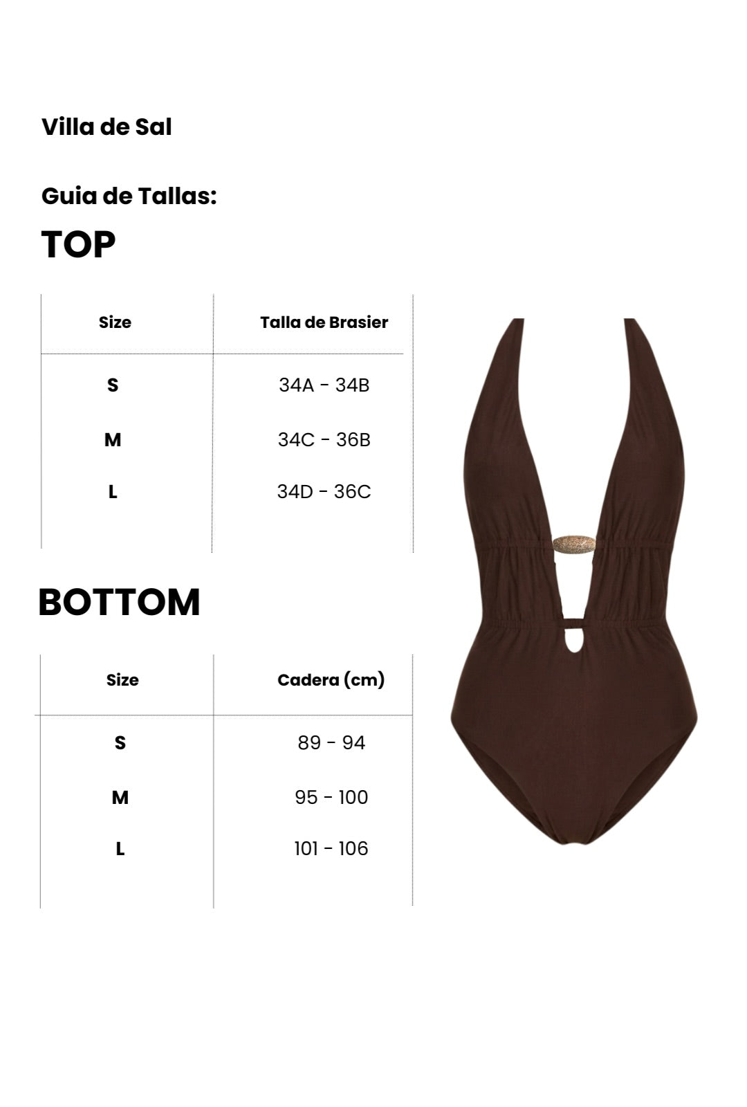 TRIKINI PORTOFINO EN MARRÓN