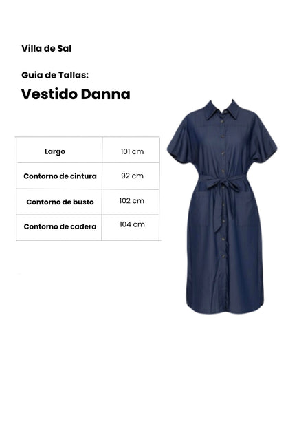 VESTIDO DANNA AZUL JEAN