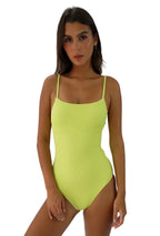 ENTERIZO MADEIRA TEXTURA VERDE TROPICAL M