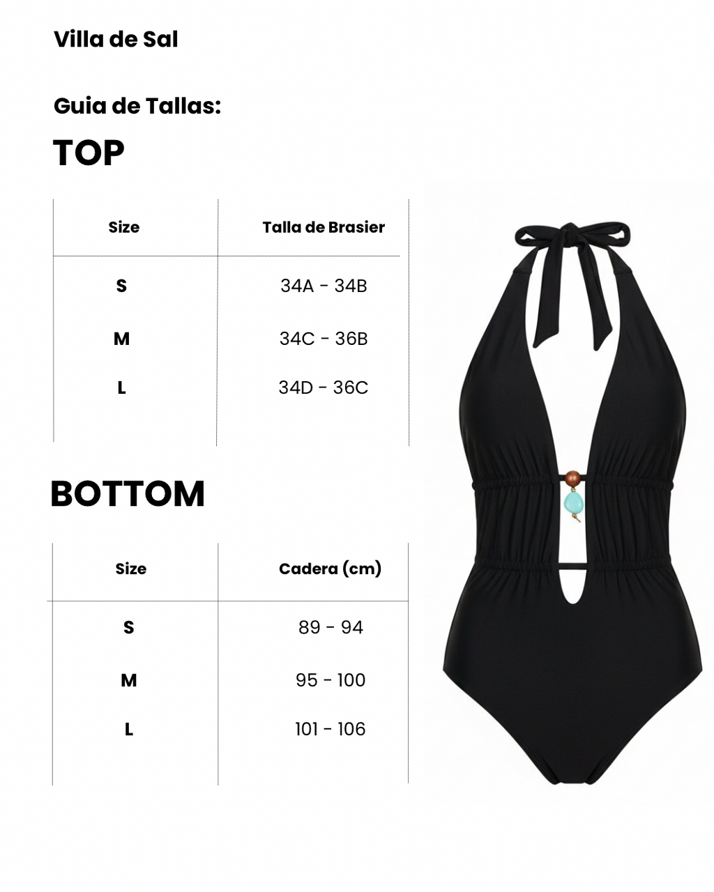TRIKINI PORTOFINO EN NEGRO