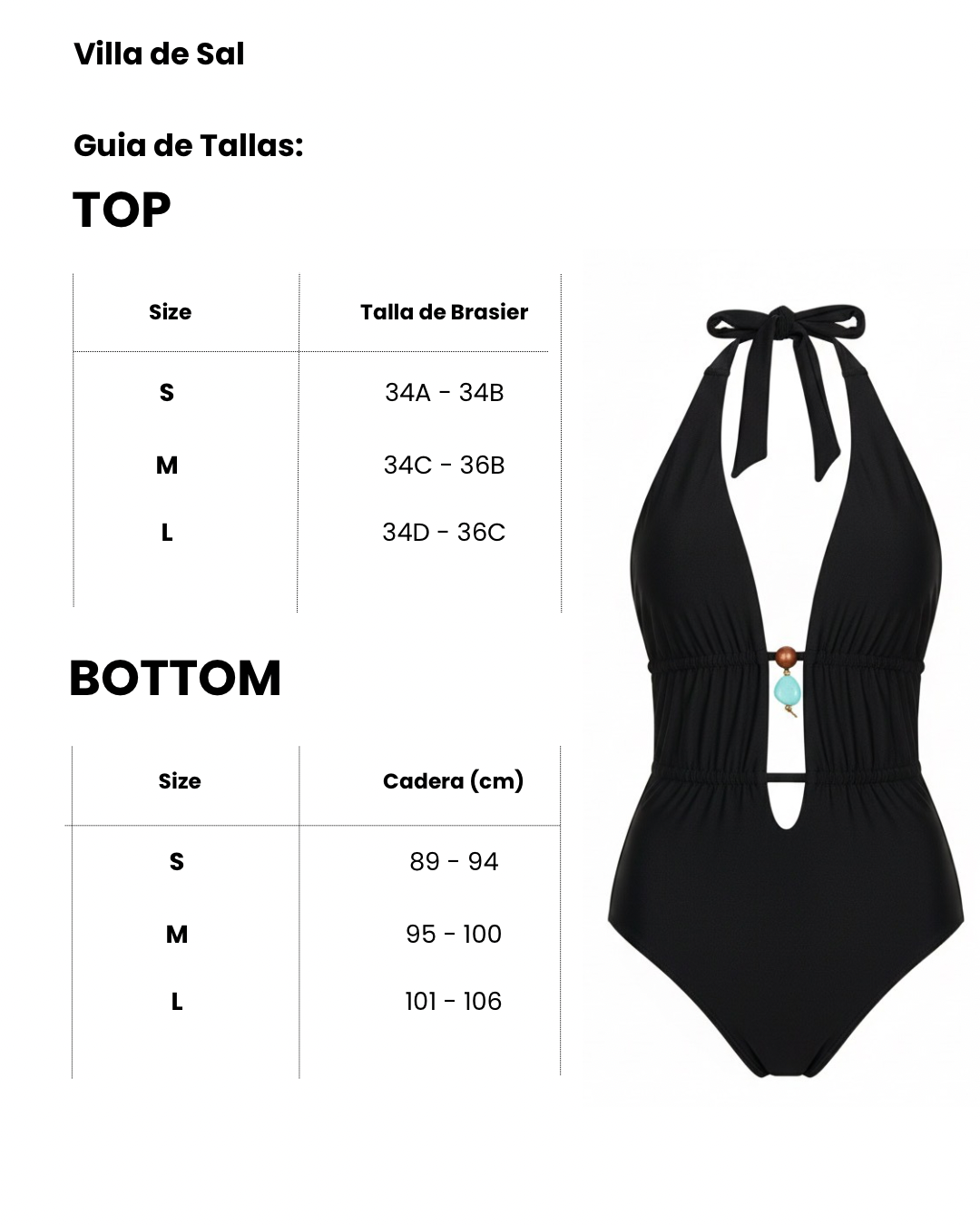 TRIKINI PORTOFINO EN NEGRO