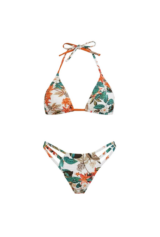 SET BIKINI SELENA FLORES NARANJA