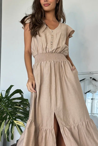 VESTIDO CARTAGENA BEIGE