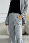 PANTALÓN ARIANA PLOMO JASPEADO