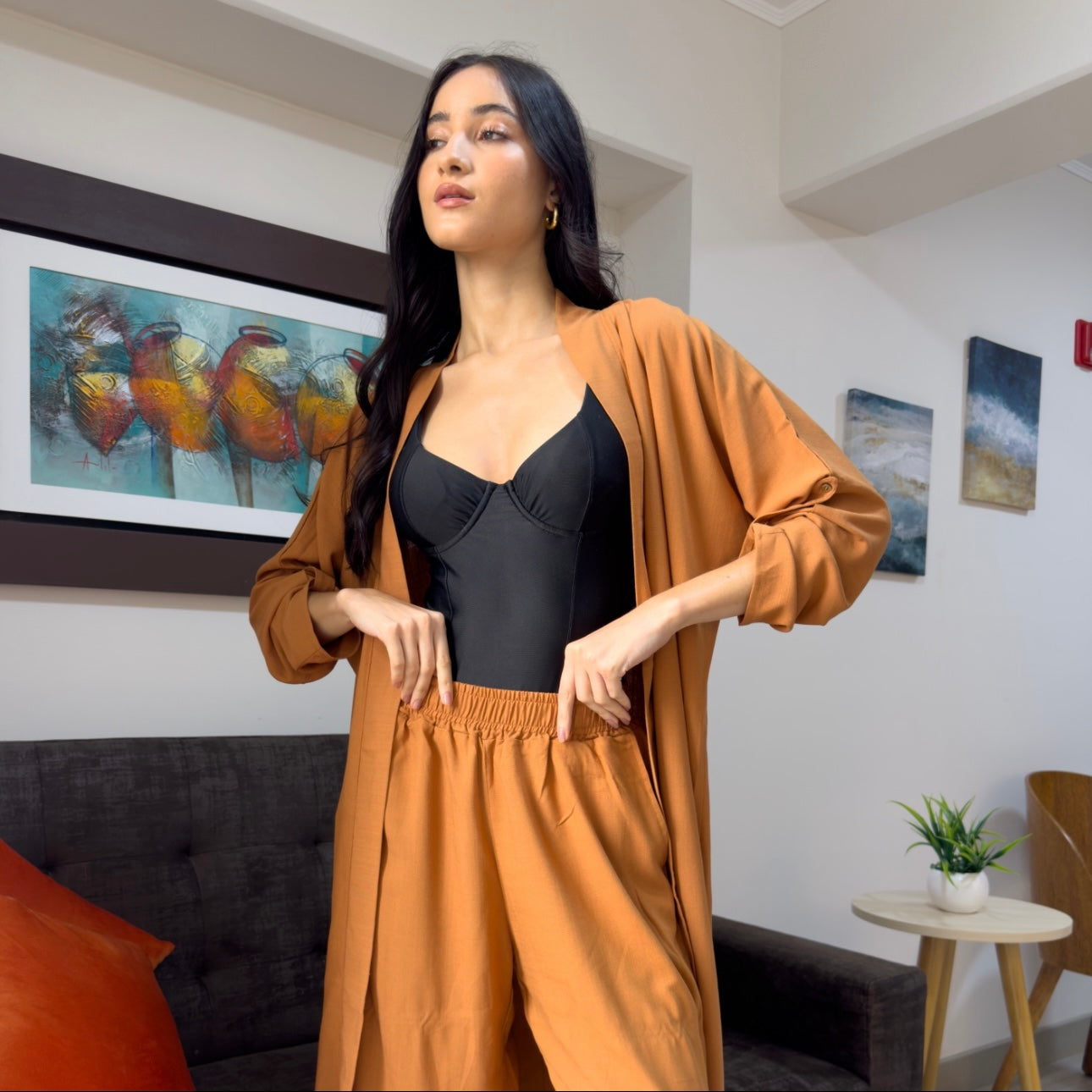 KIMONO SALMA CAMEL