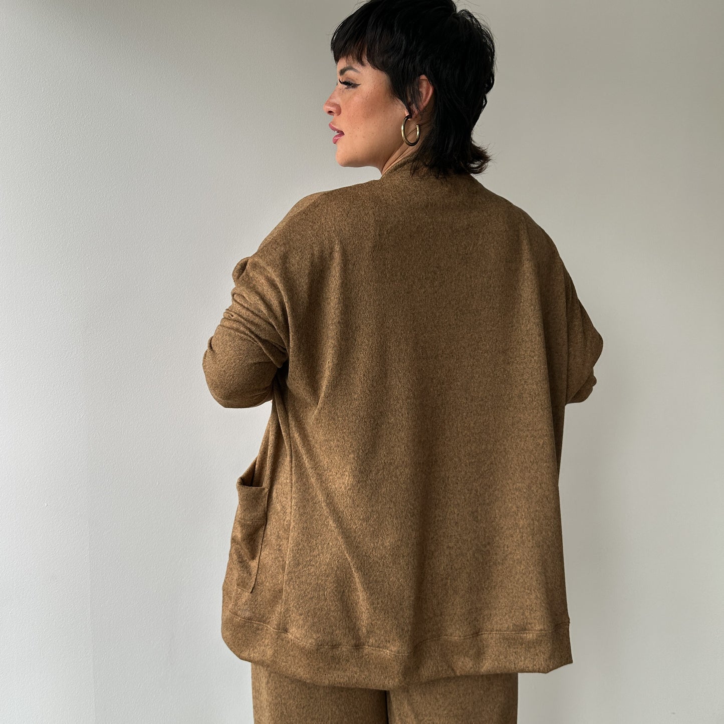 CONJUNTO ARIANA CAMEL JASPEADO