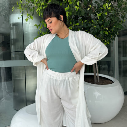 PANTALÓN SALMA HUESO