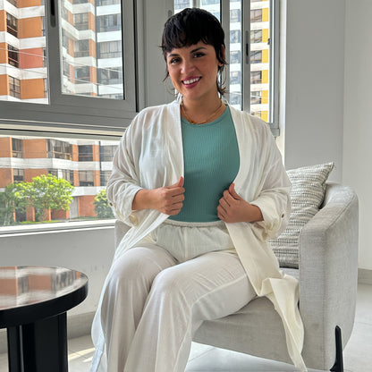 PANTALÓN SALMA HUESO