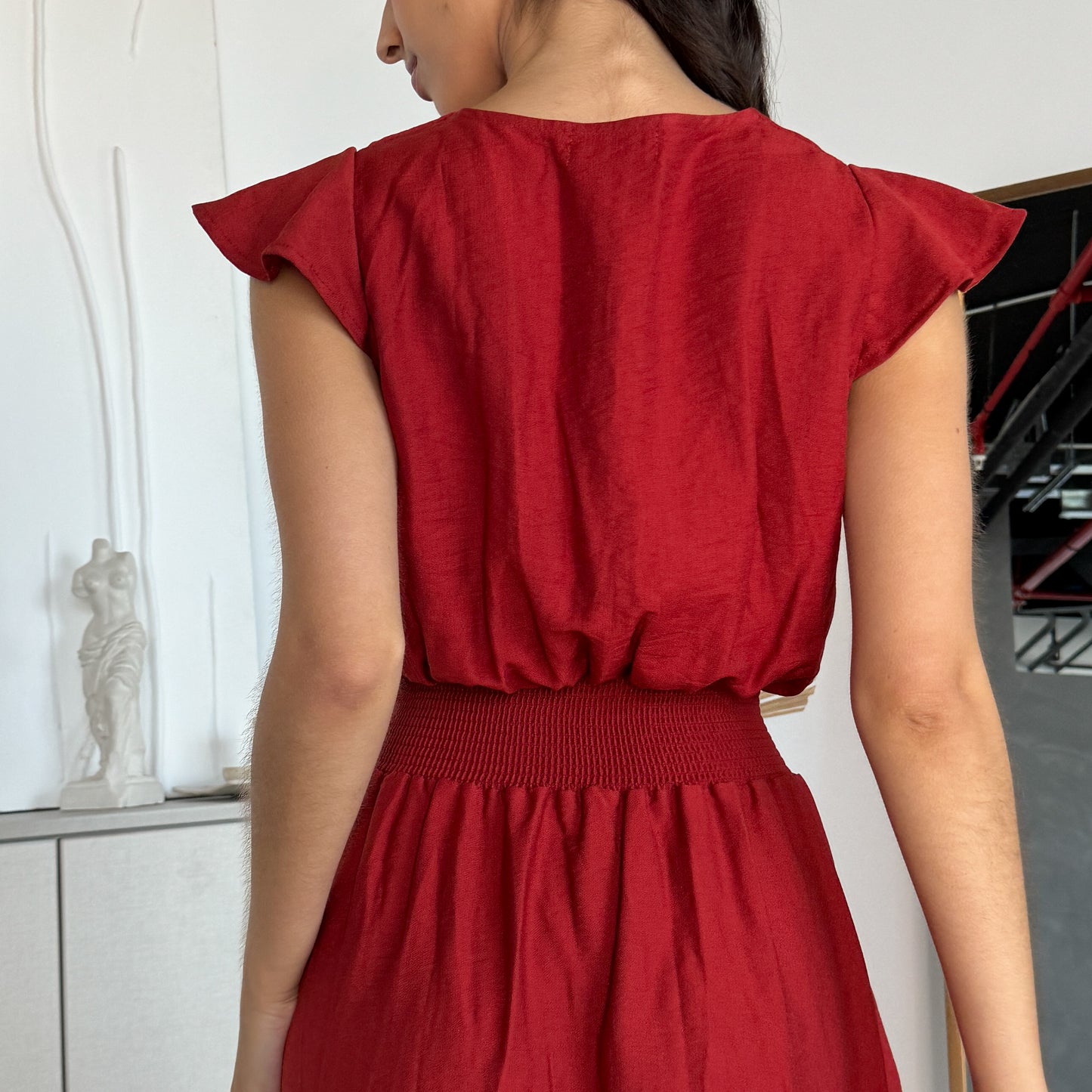 VESTIDO CARTAGENA TERRACOTA