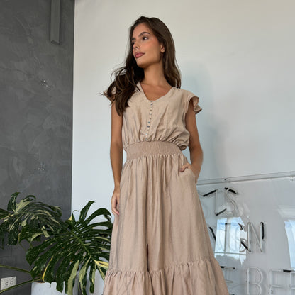 VESTIDO CARTAGENA BEIGE
