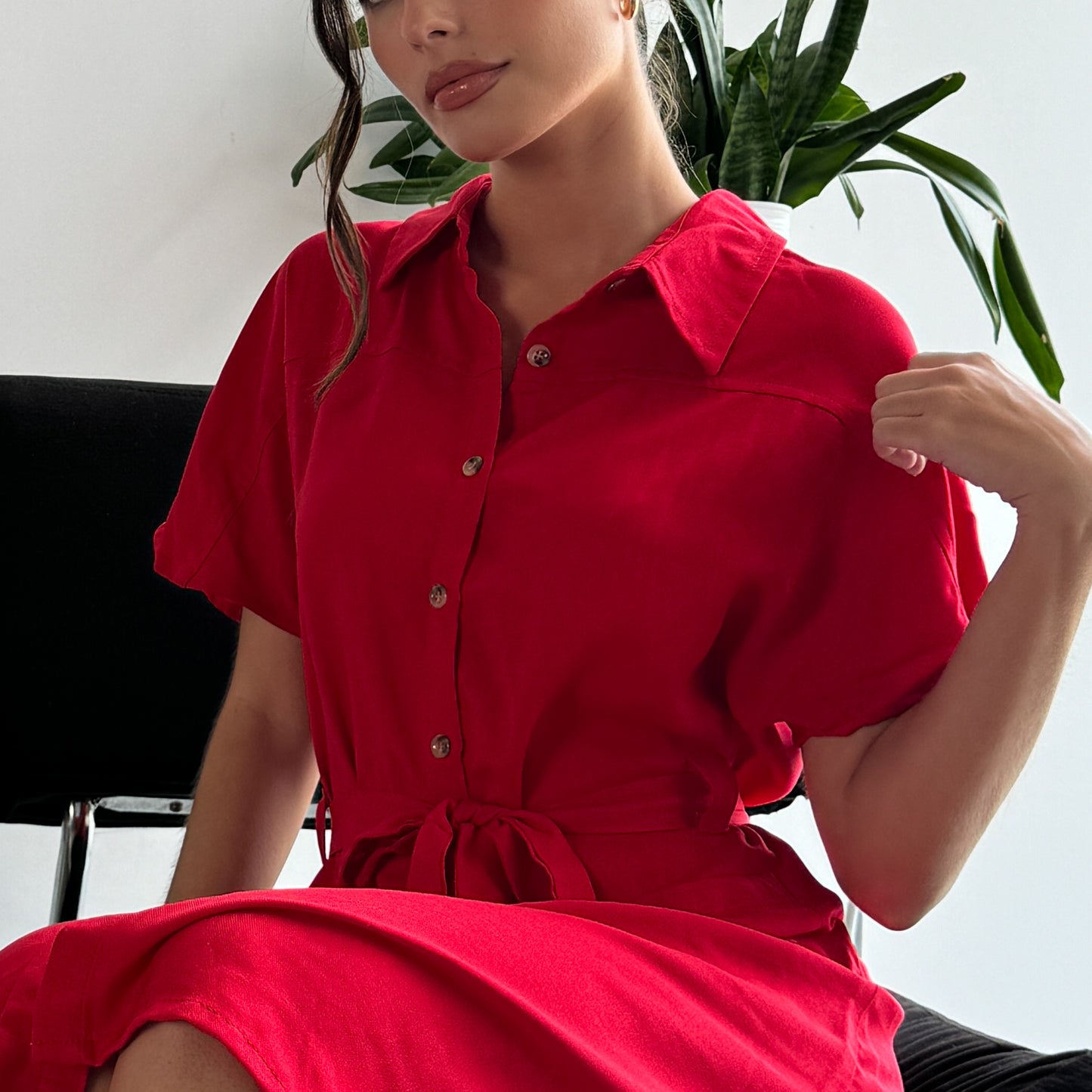 VESTIDO DANNA ROJO