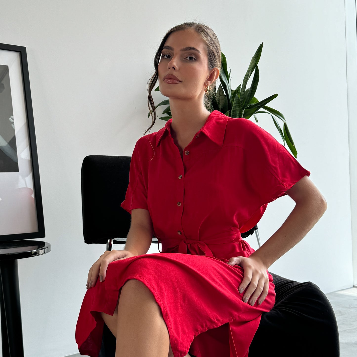 VESTIDO DANNA ROJO
